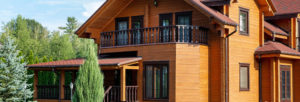 Maison en bois moderne